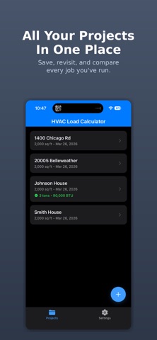 HVAC Load Calculator Manual J iPhone screenshot
