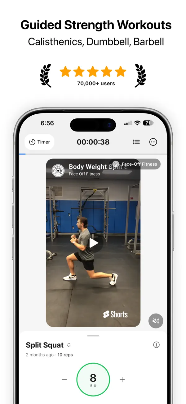 Screenshot #1 pour Fitloop: Calisthénie & Gym