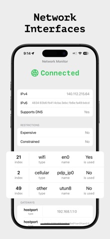 Network Monitor ∞ IP Tracker iPhone screenshot