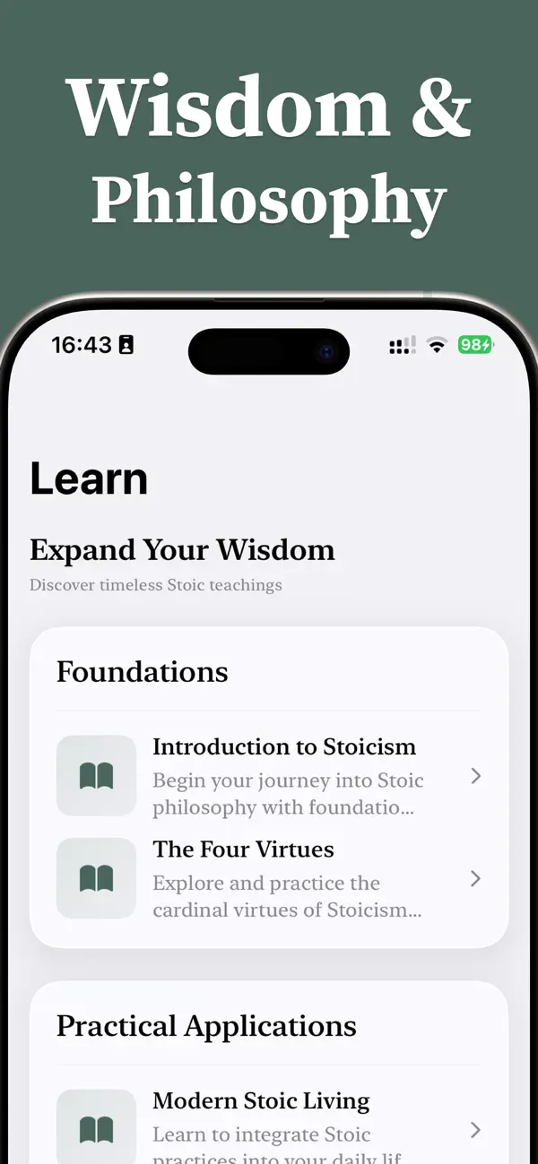 #5. Stoicism - Praxis (iOS) di: Gareth Harte