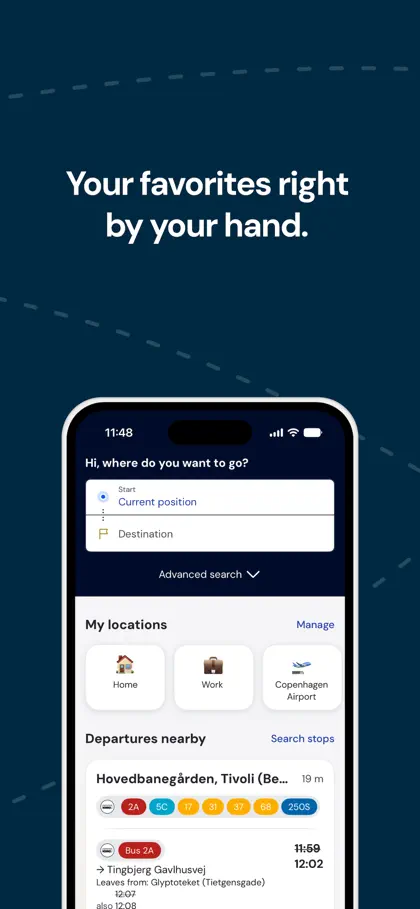 Screenshot 4 di 4 di Rejseplan