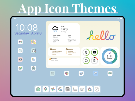 ScreenKit, Widget, Theme, Icon iPad app afbeelding 8