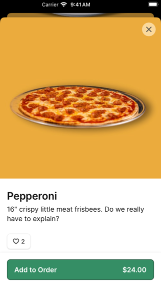 Penny's Pizza iPhone screenshot 4 - Food & Drink app