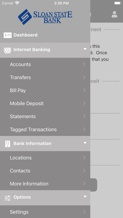 Sloan State Bank Mobile Screenshot