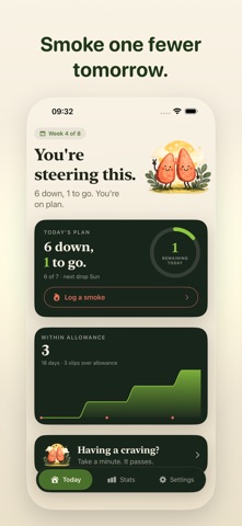 Smoke Free Forever app screenshot