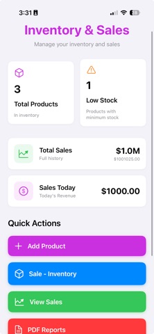 Inventory, Stock & Sales Screenshot 1 of 4