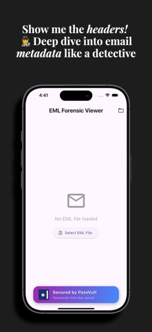 EML Forensic Viewer Screenshot 1 of 6