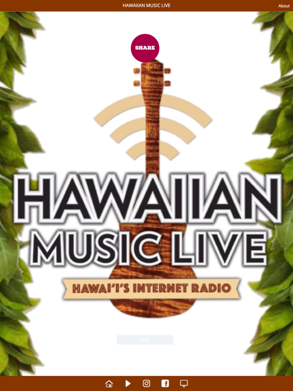 HAWAIIAN MUSIC LIVE iPad screenshot 1 - Music app