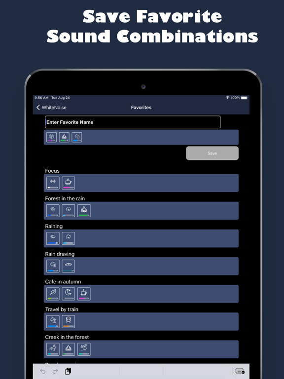 White Noise  ٞ iPad screenshot 4 - Health & Fitness app