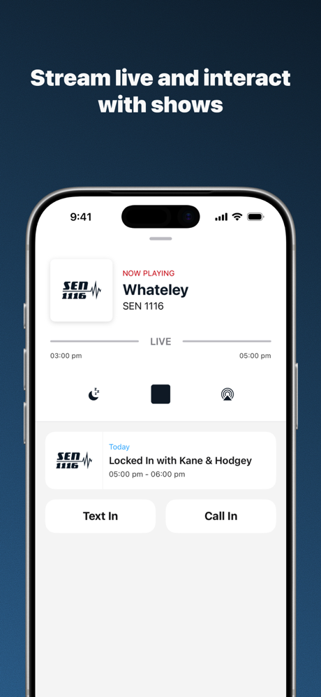 SEN Radio screenshot 6
