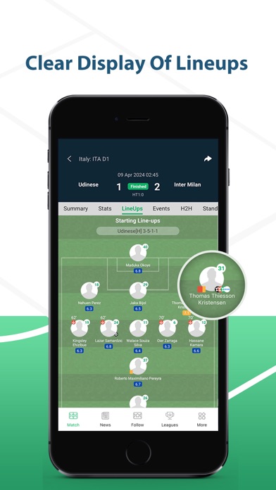 VIPGoal - Live Sports Scores Screenshot