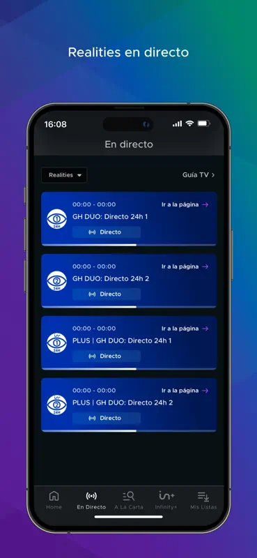 Mediaset Infinity España screenshot 5 of 6
