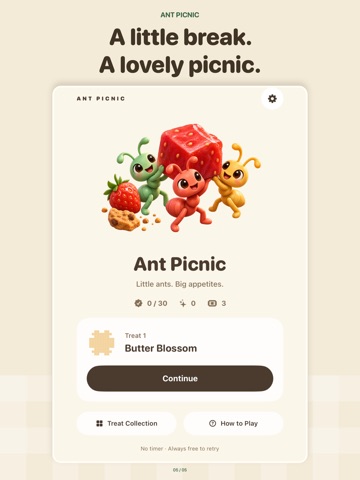 Ant Picnic-Sugar cube Hunt iPad screenshot