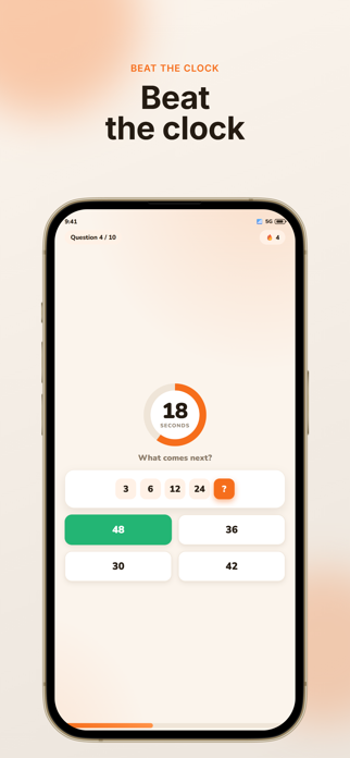 Seqly – Number Sequences & IQ Screenshot 4 of 6