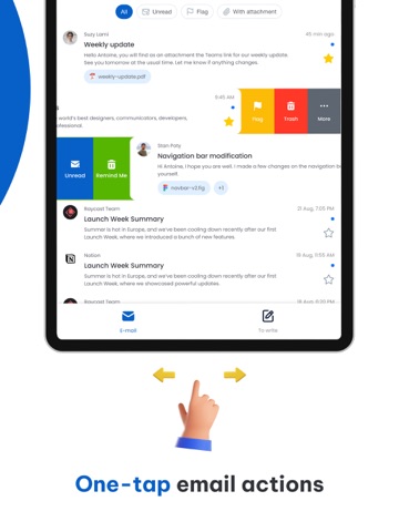 Mail App for Hotmail iPad screenshot