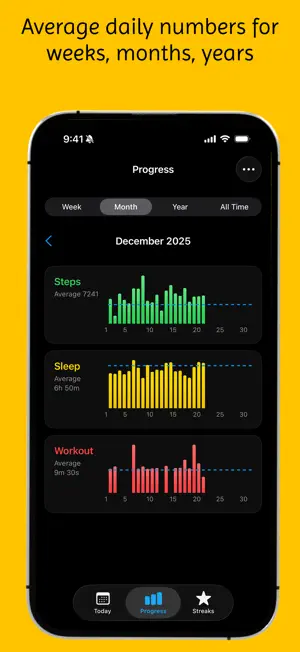 Fitness Streaks screenshot 2