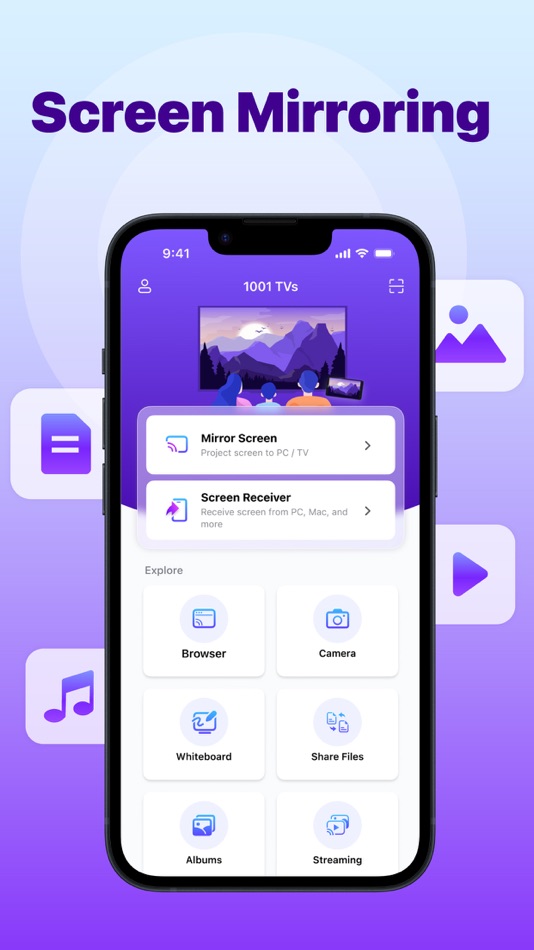 #1. Screen Mirroring - 1001 TVs (iOS) 由: Nero AG