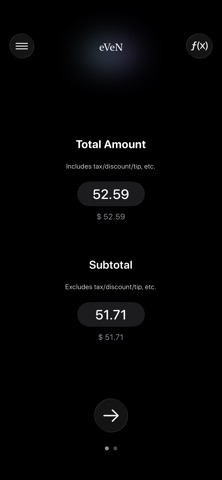 Bill Split | eVeN Screenshot 4 of 5