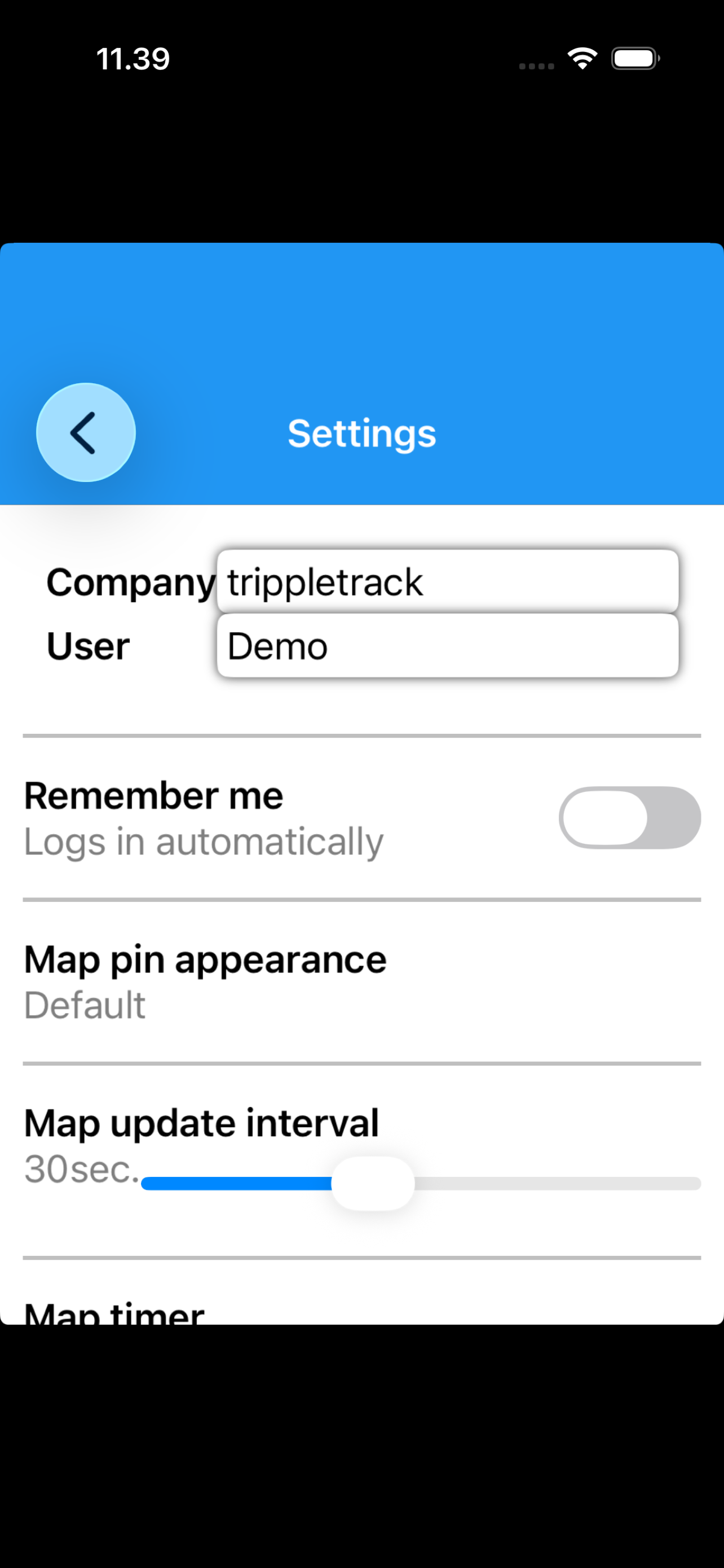 Webfleet - Trippletrack