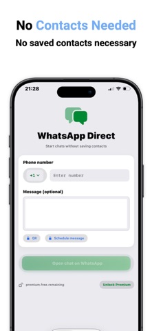 Send Direct Messages iPhone screenshot