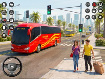 US Bus Simulator Coach Games iPad screenshot