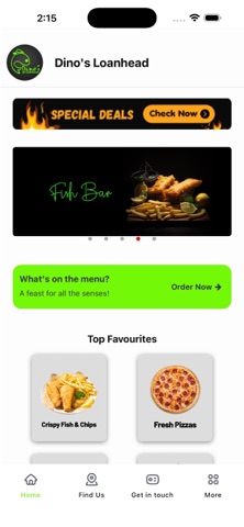 Dinos Loanhead app screenshot