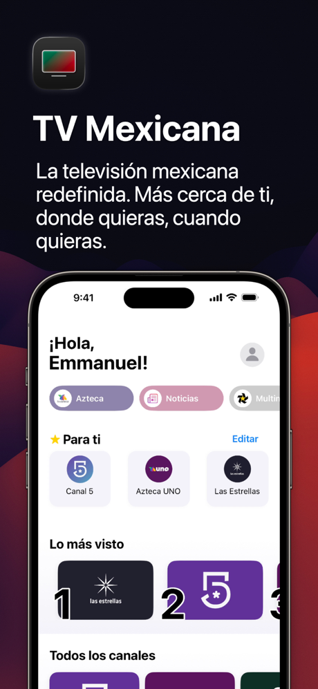 TV Mexicana - En Vivo screenshot 1