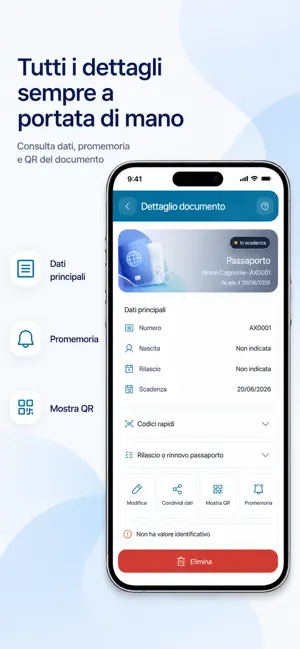 Identa: documenti e tessere screenshot 2