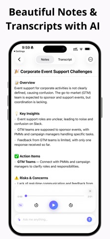 AI Note Taker: NoteWay Screenshot 2 of 7
