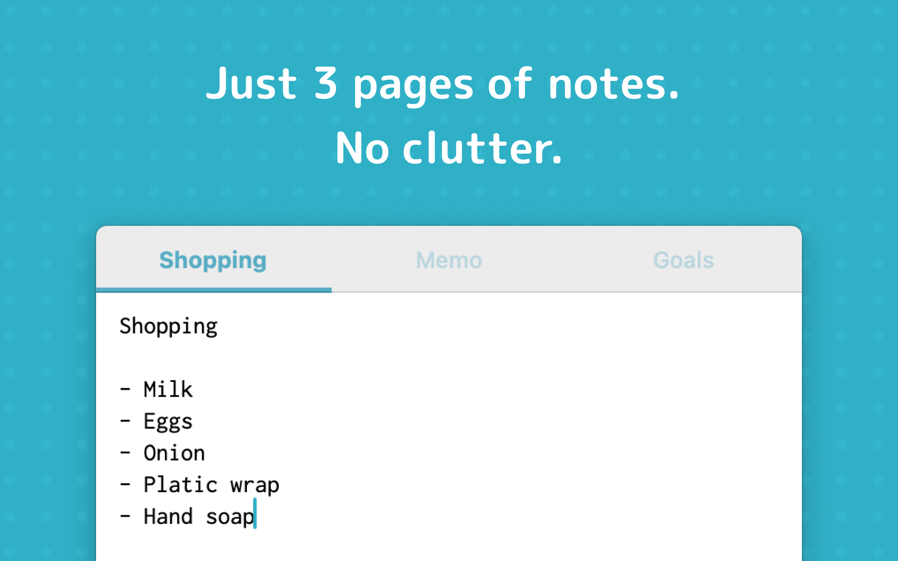 DEA*PAD - Quick 3-Page Notepad