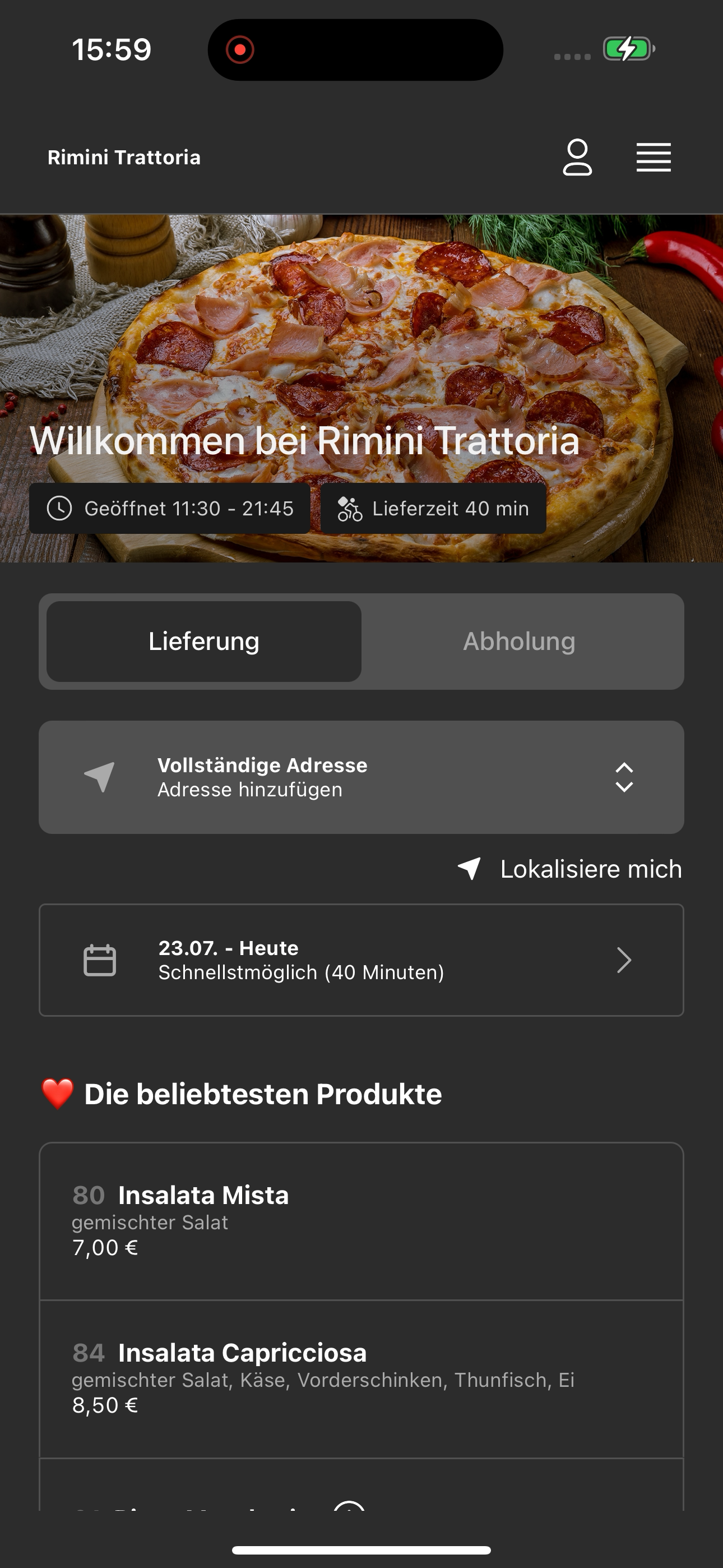 Rimini Trattoria screenshot 5