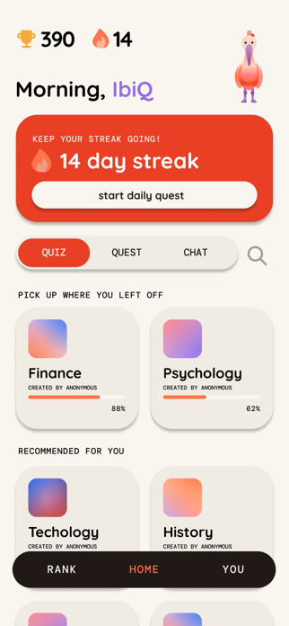 aiQ - Test Yourself Screenshot 1 of 4