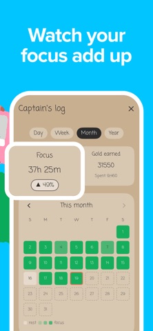 Pirates: Pomodoro Timer Screenshot 6 of 9