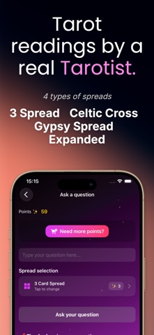 Tarotly - Tarot social network screenshot