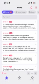 AlphaNode - Trump Gov Tracker screenshot
