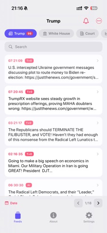 AlphaNode - Trump Gov Tracker Screenshot 3 of 3