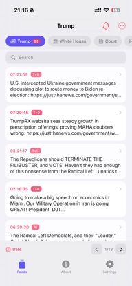 AlphaNode - Trump Gov Tracker screenshot 3