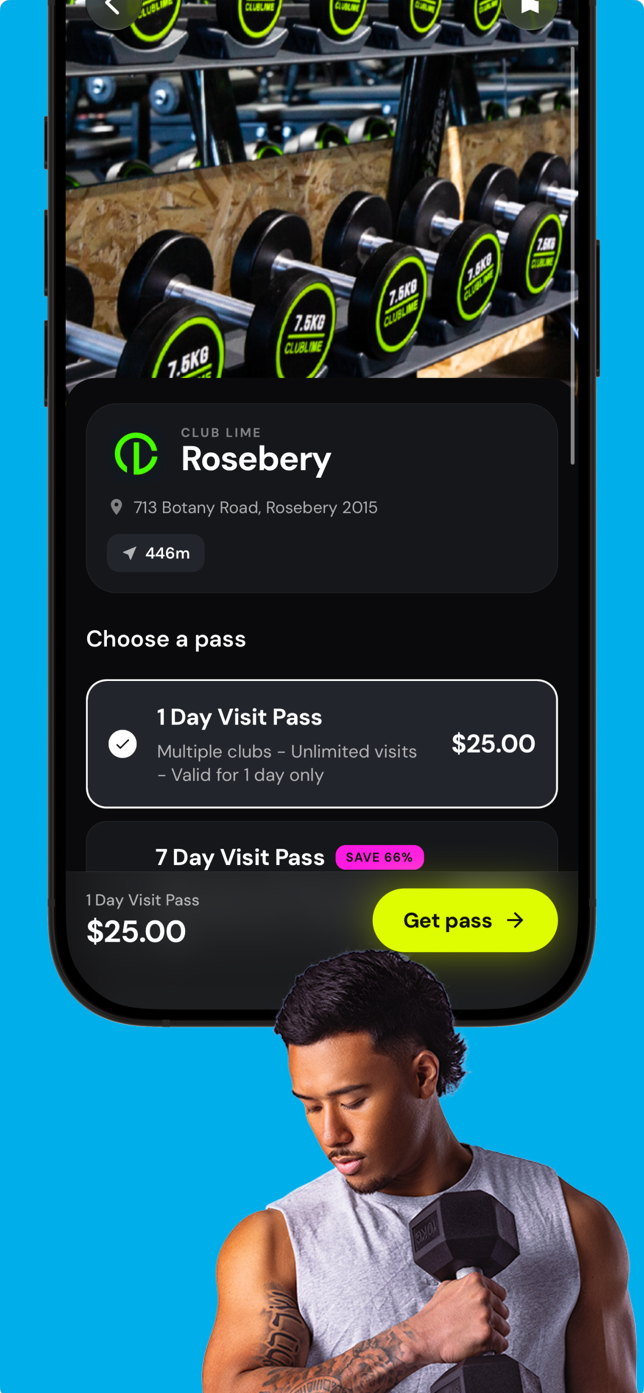 Fling: Gym Day Passes screenshot 4