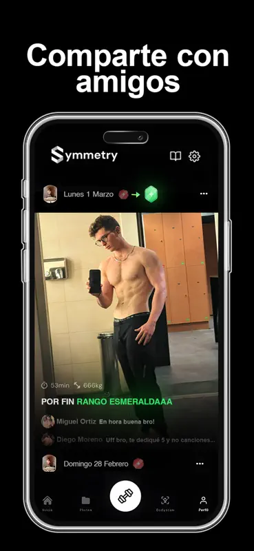 Symmetry: Gym Tracker con IA screenshot 6 of 7
