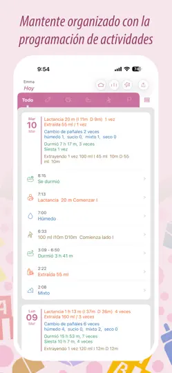 Captura de pantalla de Baby Tracker – Diario Del Bebé en iPhone 2