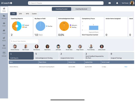 iCoachFirst (Tablet) app screenshot 2