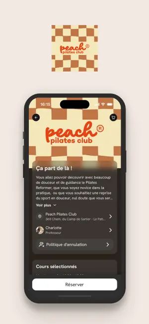 Peach Pilates Club screenshot 2