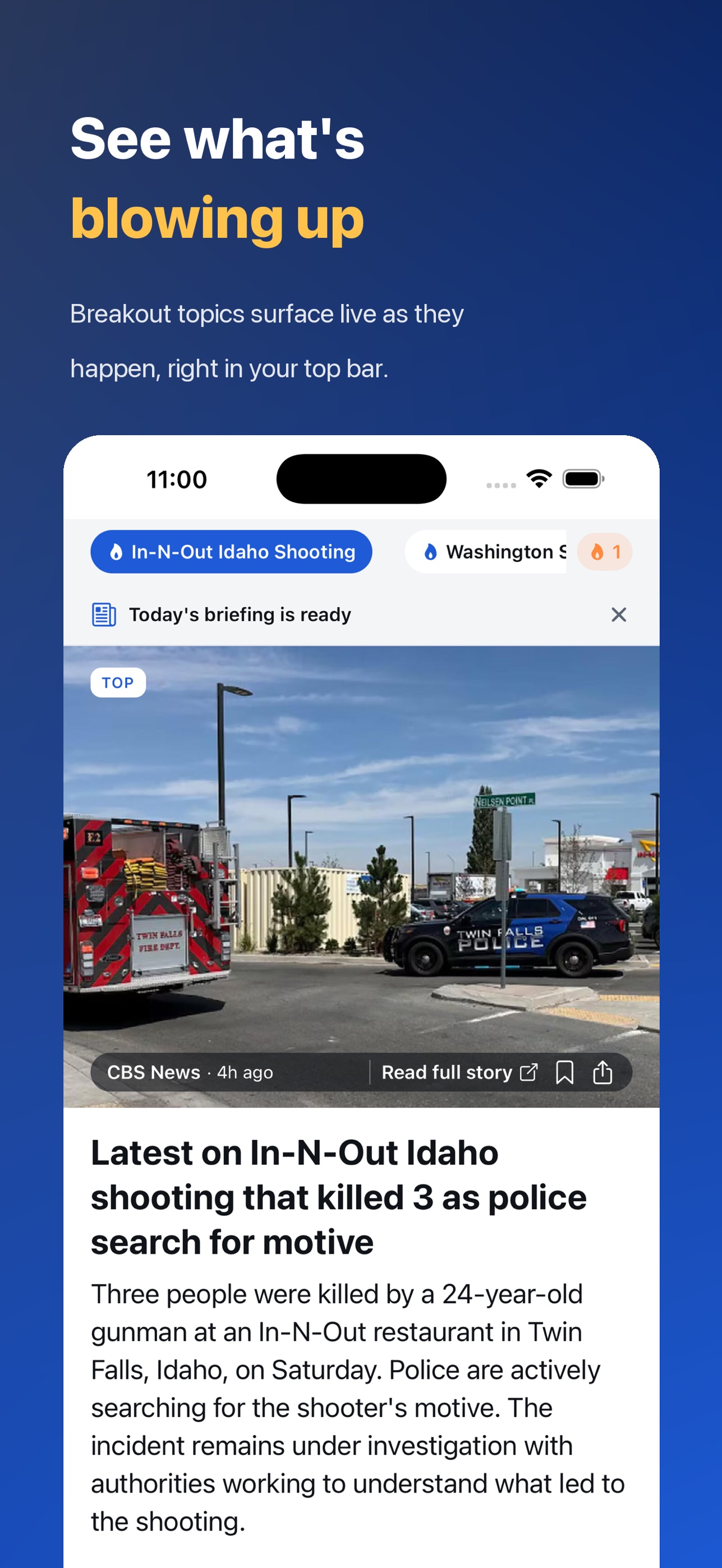 Screenshot 2 of Gist: Short News Summaries