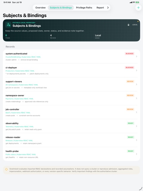 Grantmesh: RBAC Audit screenshot 4