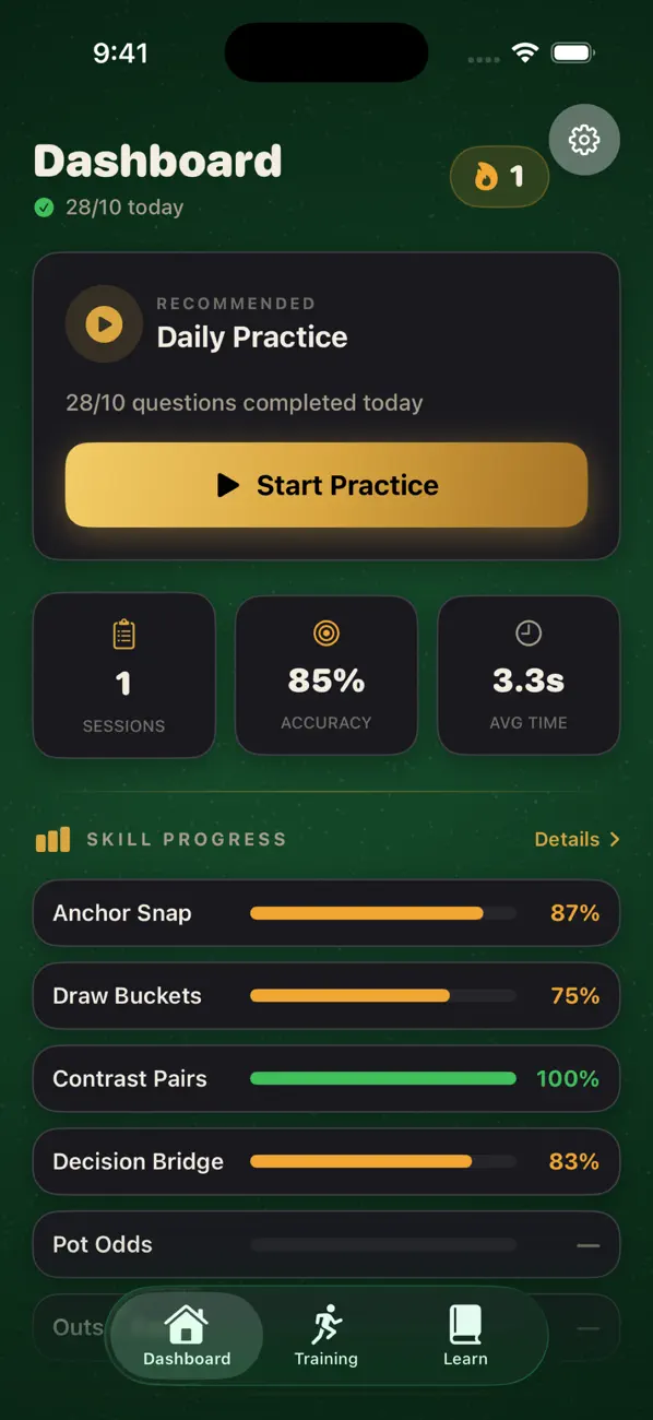 Screenshot #3 pour PokerProTrainer