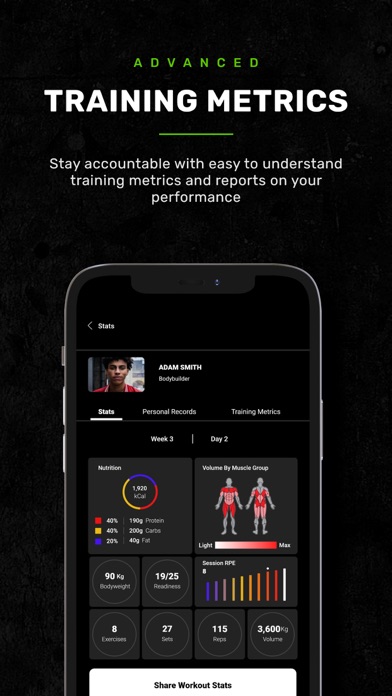 Screenshot #3 pour Training App (MyStrengthBook)