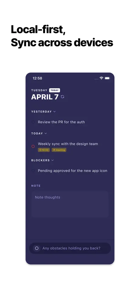 Capio: Organize daily routine 日常任务规划应用截图