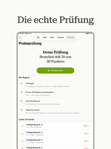 Sportbootführerschein SBF SRC iPad screenshot