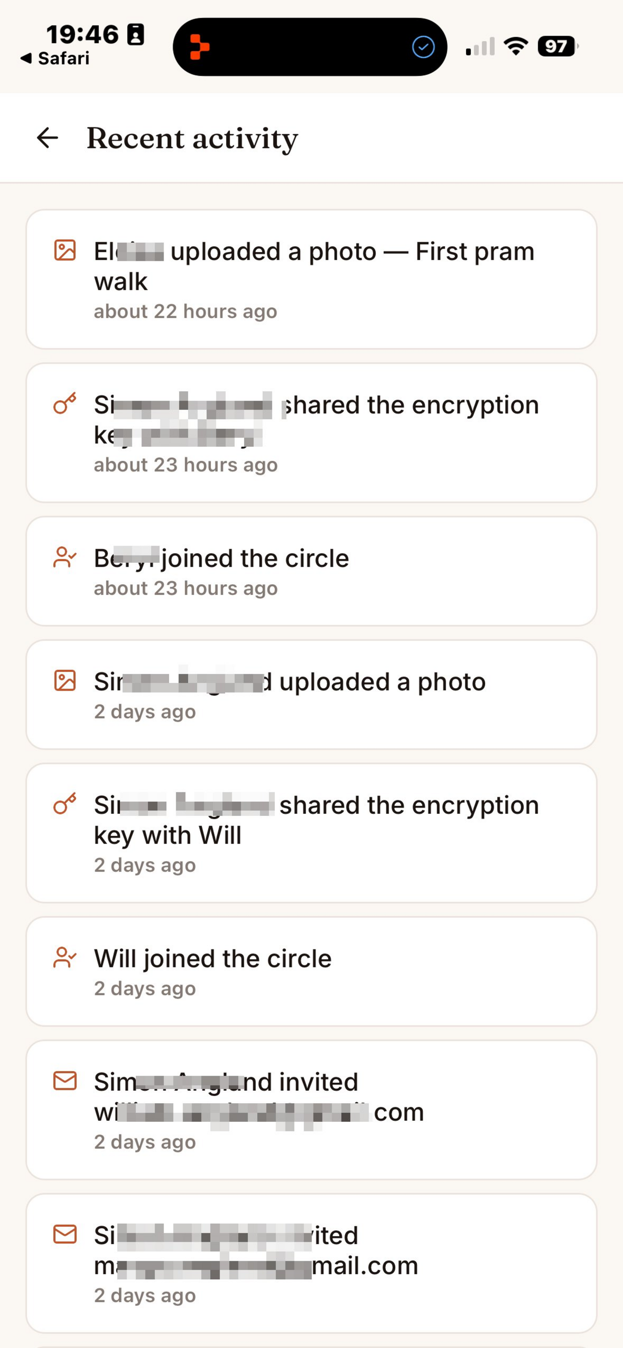 SafeCircle Family Photos screenshot 8