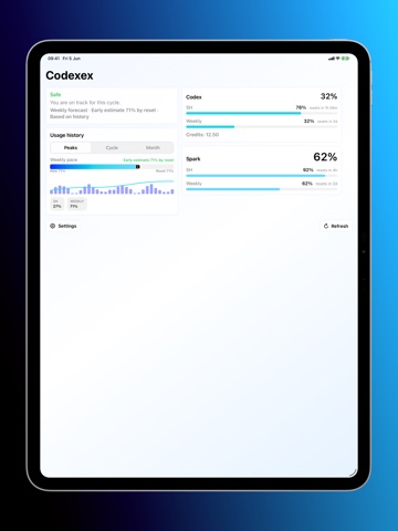 Codexex iPad screenshot 1